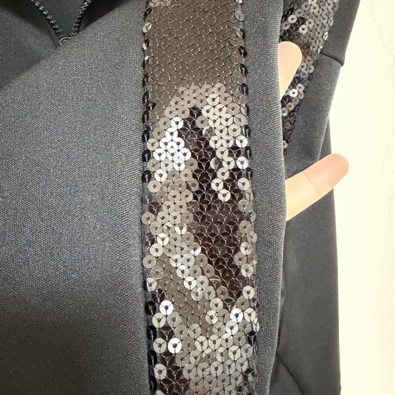 Celine 針織運動外套 拼接亮片原價五萬多-2