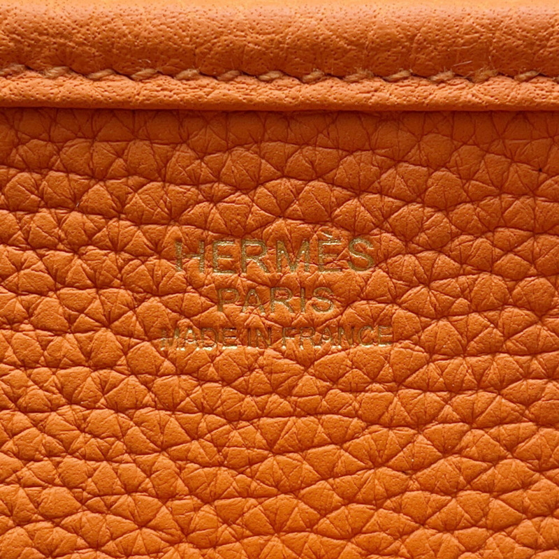 愛馬仕 Evelyne 3 PM 單肩包，橙色迷你 Anne 款，B 印記。 Evelyne，手提包，女士包。愛馬仕-9
