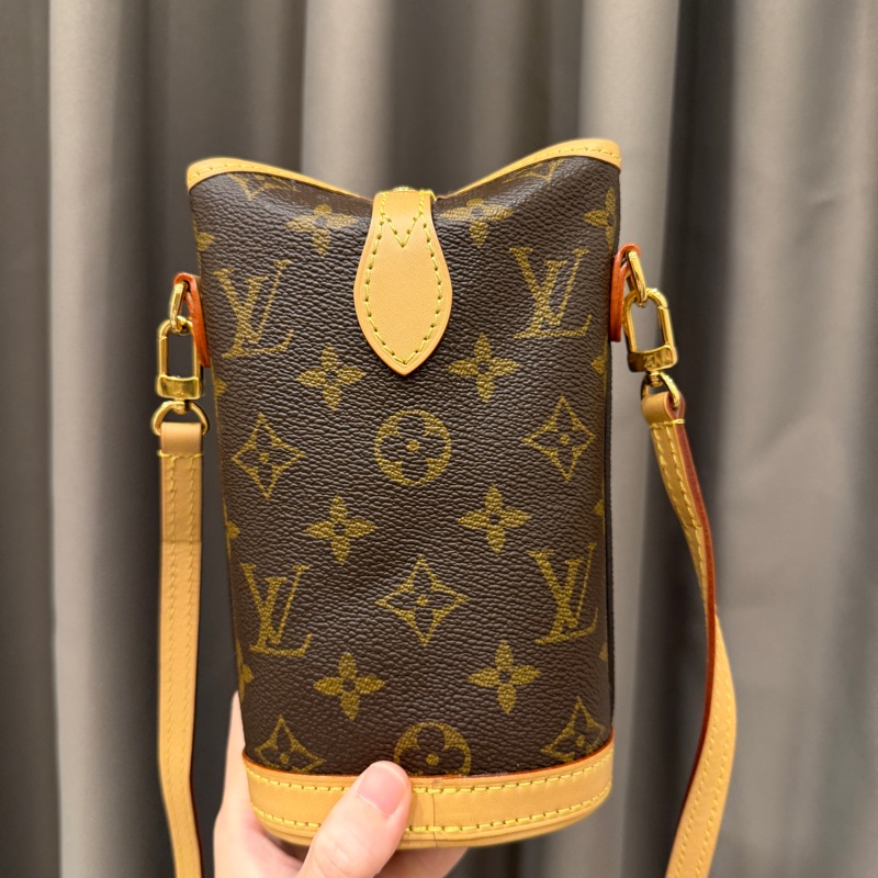 LV 原花金釦Fold me斜背薯條包M80874-7