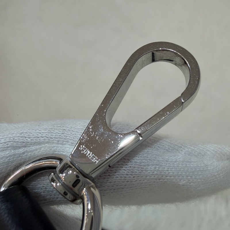 HERMES TC MINI EVELYNE 黑色荔枝皮 銀釦 洞洞包 肩背包 斜背包 2用包-40