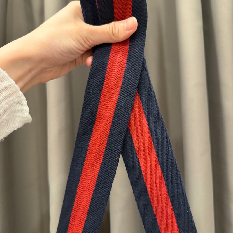 Gucci PVC咖牛皮斜背相機包-14