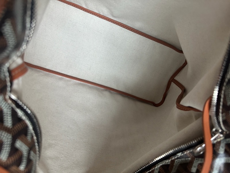 戈雅 腋下包 狗牙包 經典色 黑色棕色 閑置品 有法國巴黎購買單據副本 腋下包 托特包 手提包 側背包 goyard hobo bag black and brown-30