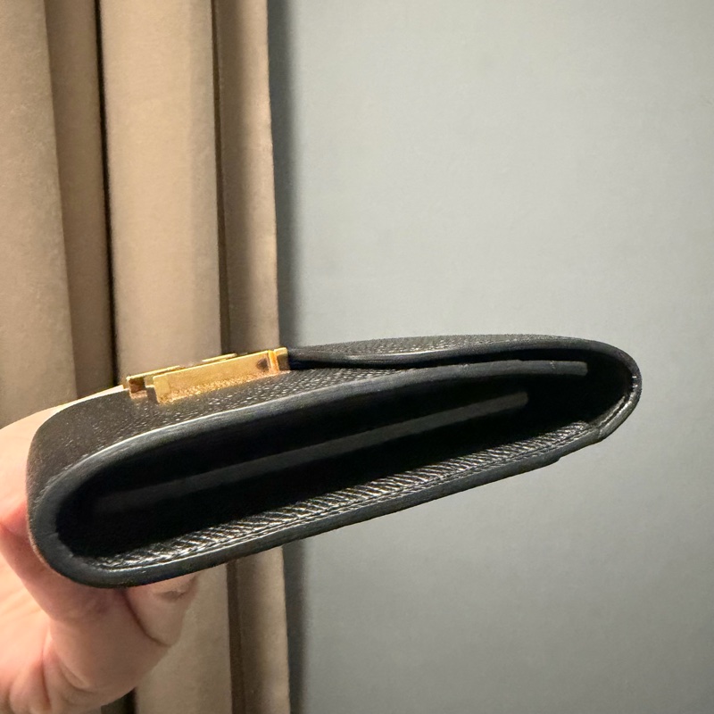 Hermes 愛馬仕 Constance 康康短夾 黑金-21