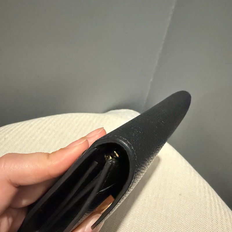 Hermes 愛馬仕 Constance 康康短夾 黑金-30