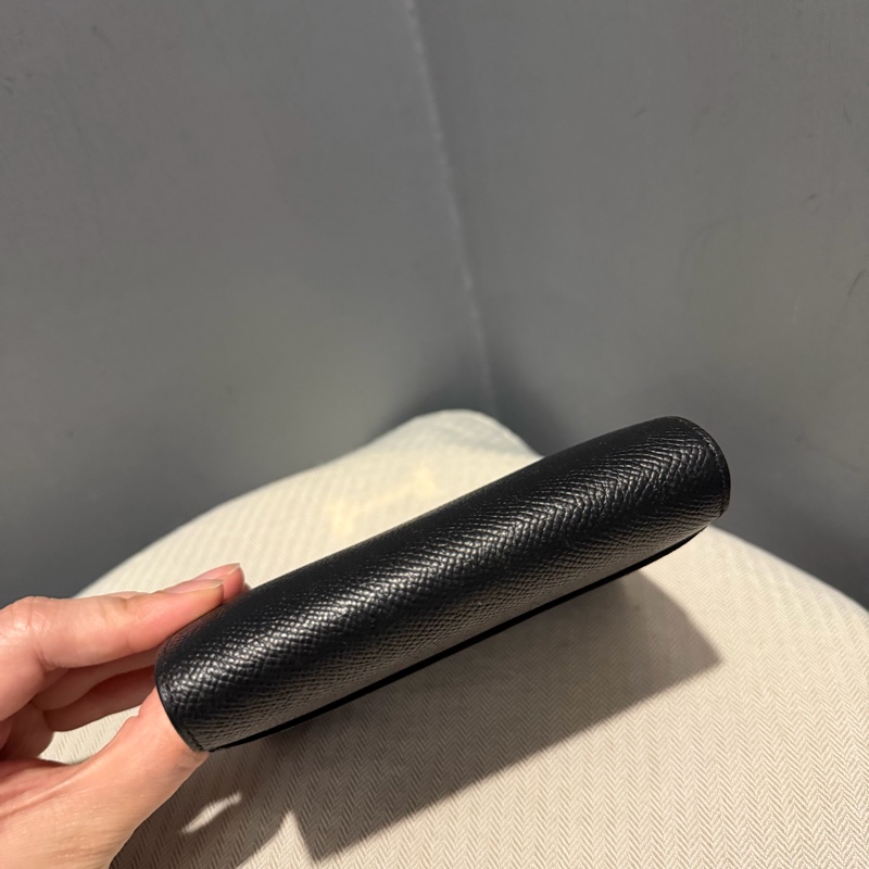 Hermes 愛馬仕 Constance 康康短夾 黑金-46