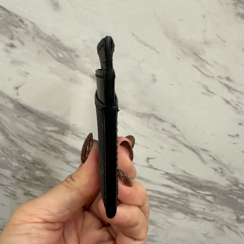 LV 黑灰原花Double4卡名片夾M62170-2