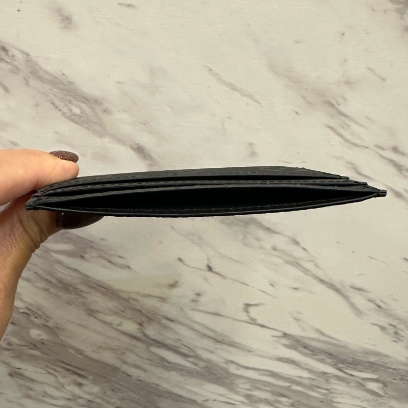 LV 黑灰原花Double4卡名片夾M62170-4