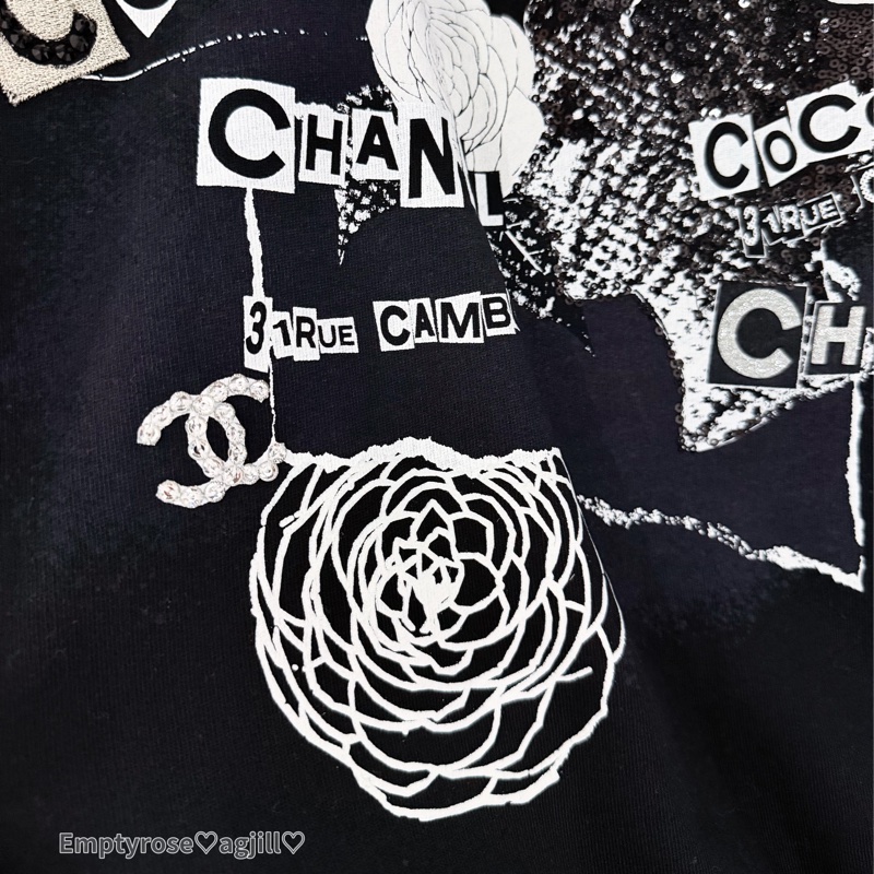 CHANEL Coco刺繡水鑽字母外套♣️-5