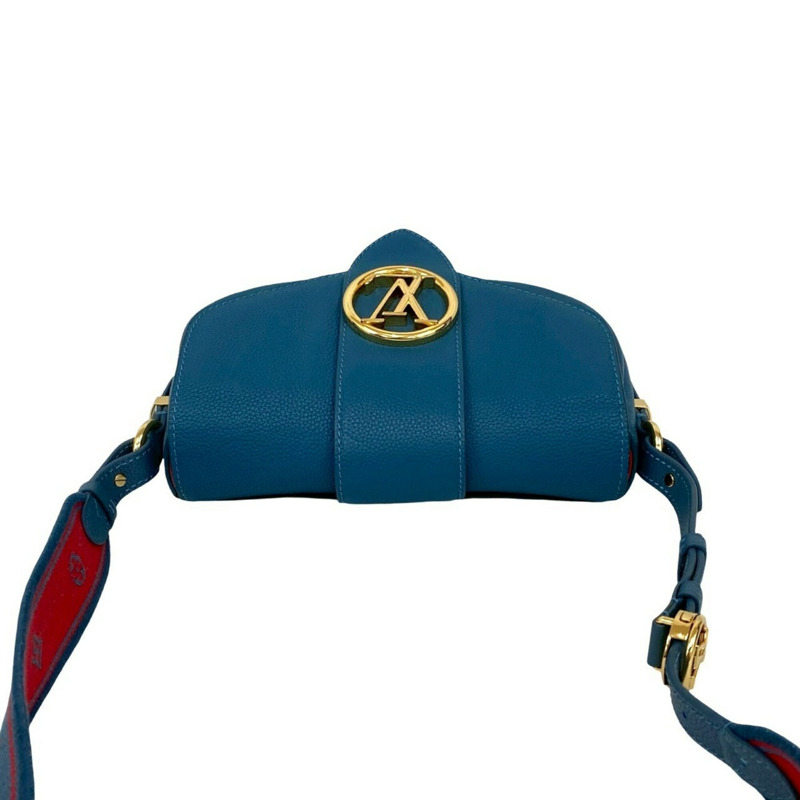 路易威登 LV Pont Neuf Soft MM 皮革迷你肩背包/手拿包 藍色 64-10-3