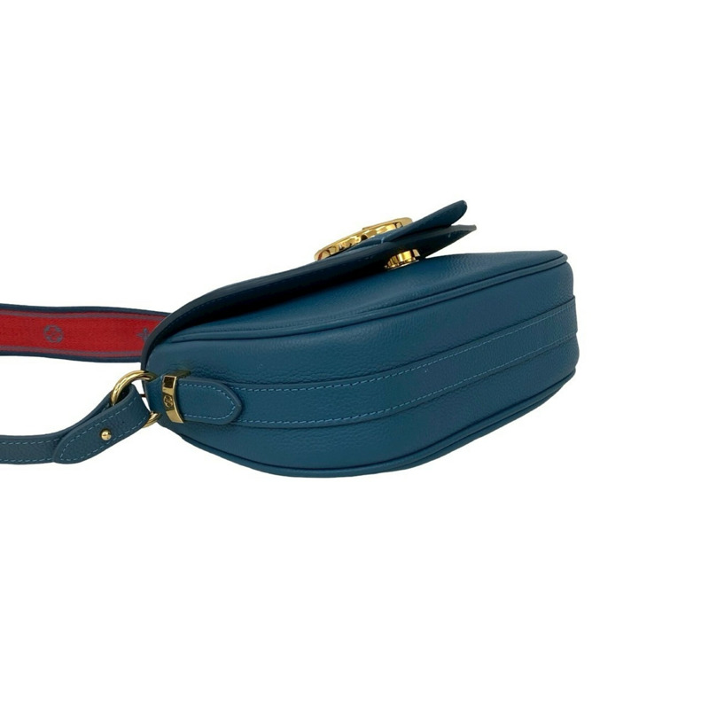 路易威登 LV Pont Neuf Soft MM 皮革迷你肩背包/手拿包 藍色 64-10-6