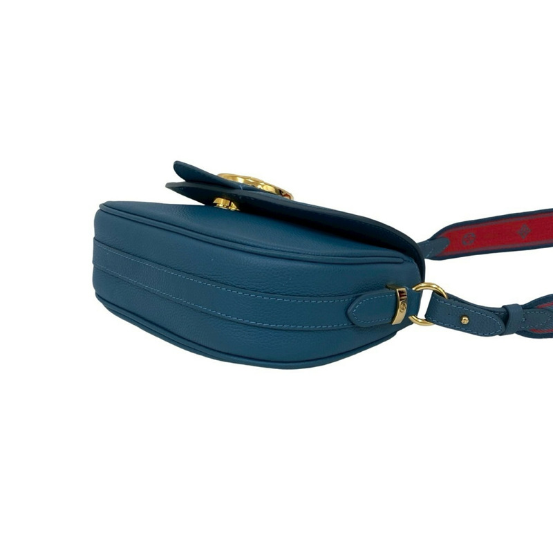 路易威登 LV Pont Neuf Soft MM 皮革迷你肩背包/手拿包 藍色 64-10-7