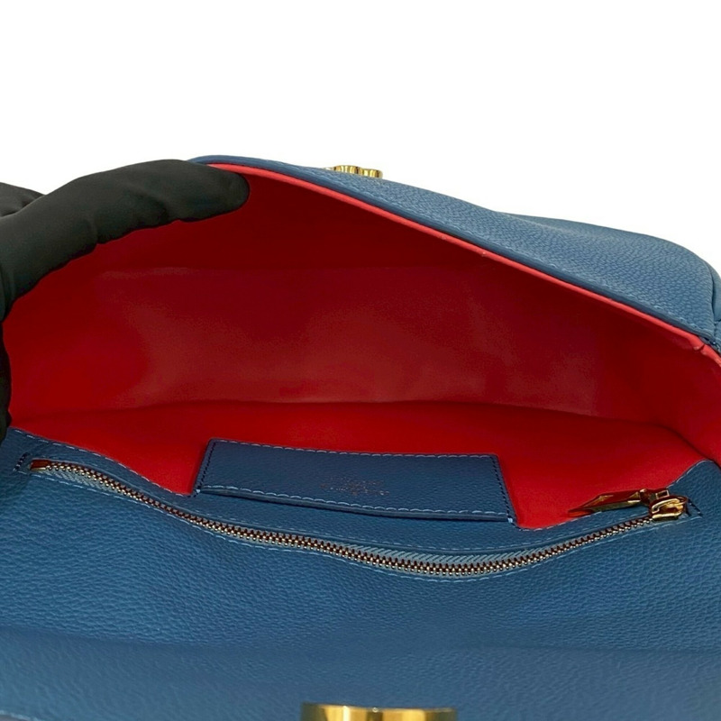 路易威登 LV Pont Neuf Soft MM 皮革迷你肩背包/手拿包 藍色 64-10-8