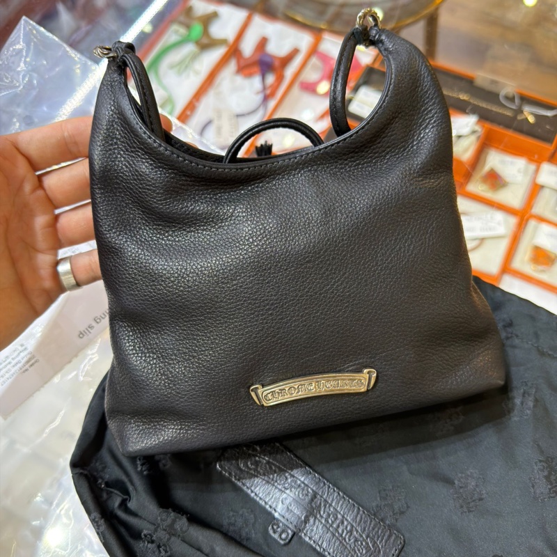 Chrome Hearts 克羅心 黑色Viv包-0