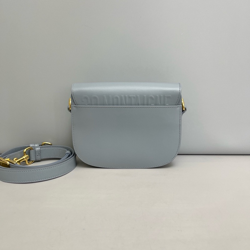 Dior迪奧Bobby小號霧霾藍全皮單肩斜挎包，97新 成色很好 尺寸17×14 附件肩帶 。-1