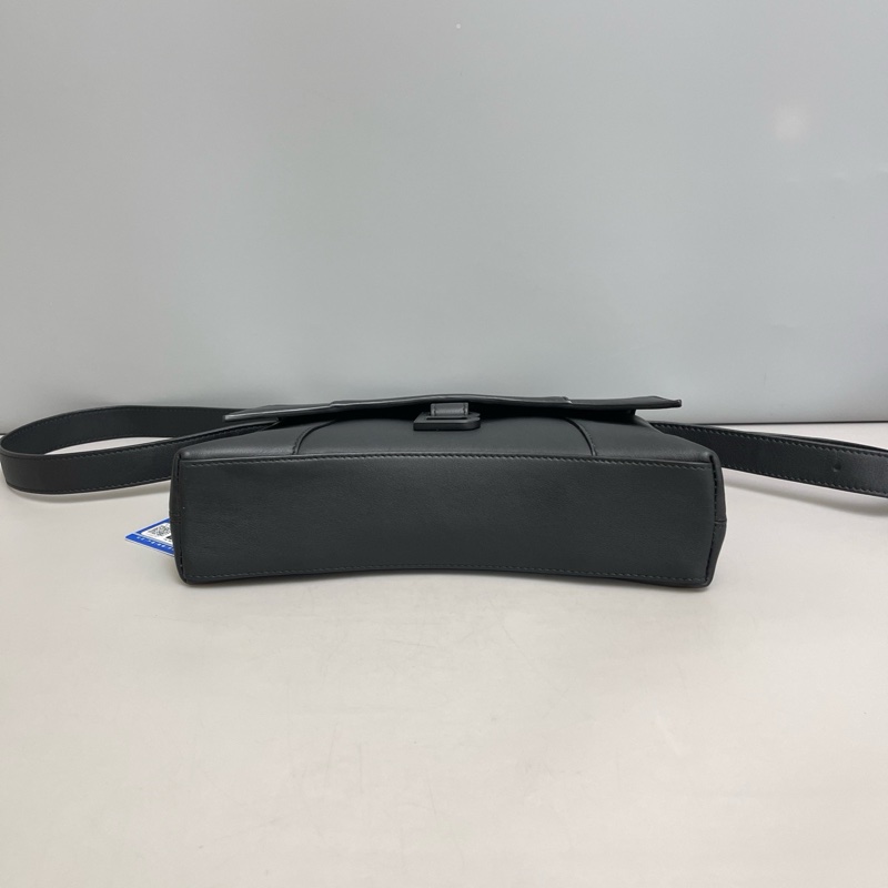 Balenciaga巴黎世家 Downtown黑色全皮沙漏-4