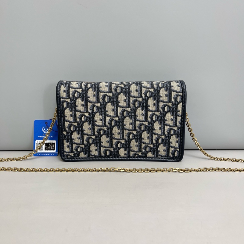 Dior迪奧addict系列老花鏈條包 ，97新 成色不錯 19*13-1