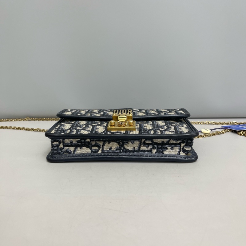 Dior迪奧addict系列老花鏈條包 ，97新 成色不錯 19*13-4