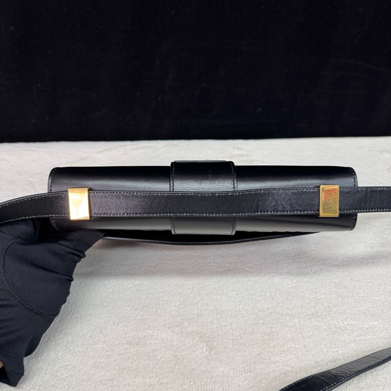 Dior迪奧 黑色全皮金扣Montaigne蒙田30-5