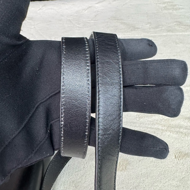 Dior迪奧 黑色全皮金扣Montaigne蒙田30-8