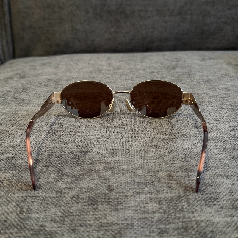 CELINE 爆款❤️‍🔥凱旋門墨鏡 Lisa 同款CL40235U 附咖啡色眼鏡包-3