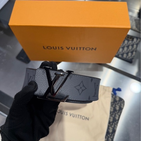 全新🌟Louis Vuitton LV 灰色老花腰帶