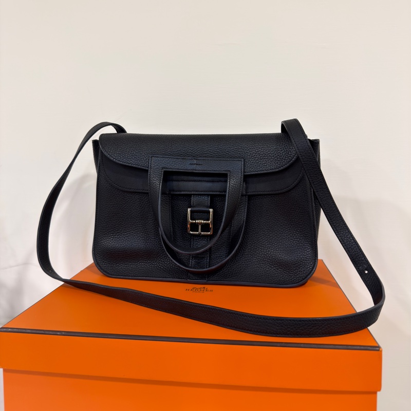 #全網最低💰 #9🆕閒置✨ 愛馬仕Halzan31黑銀Tc皮-8