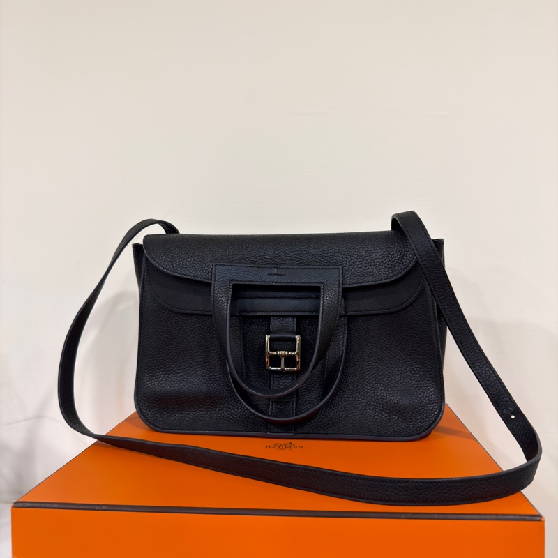 #全網最低💰 #9🆕閒置✨ 愛馬仕Halzan31黑銀Tc皮-9