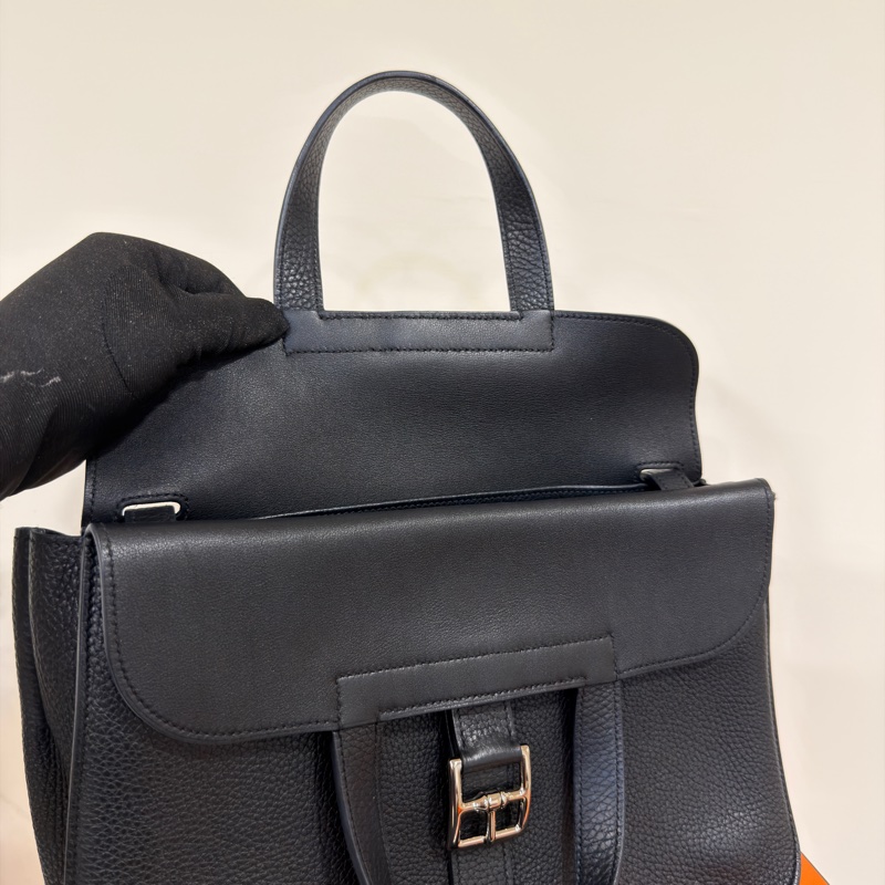 #全網最低💰 #9🆕閒置✨ 愛馬仕Halzan31黑銀Tc皮-17