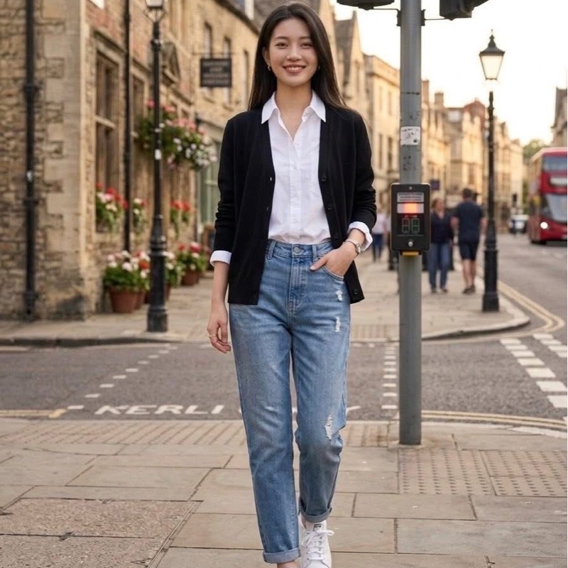 BURBERRY 英國黑標 黑色羊毛開襟外套-0