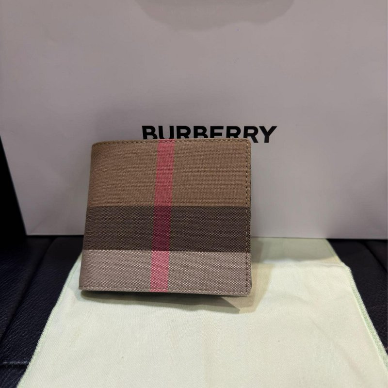 💎Han's house精品服飾💎 BURBERRY 格紋 短夾 卡包 零錢袋-0