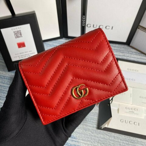 💎Han's house精品服飾💎GUCCI Marmont 錢包 短夾 466492 義大利製 現貨 原價18000