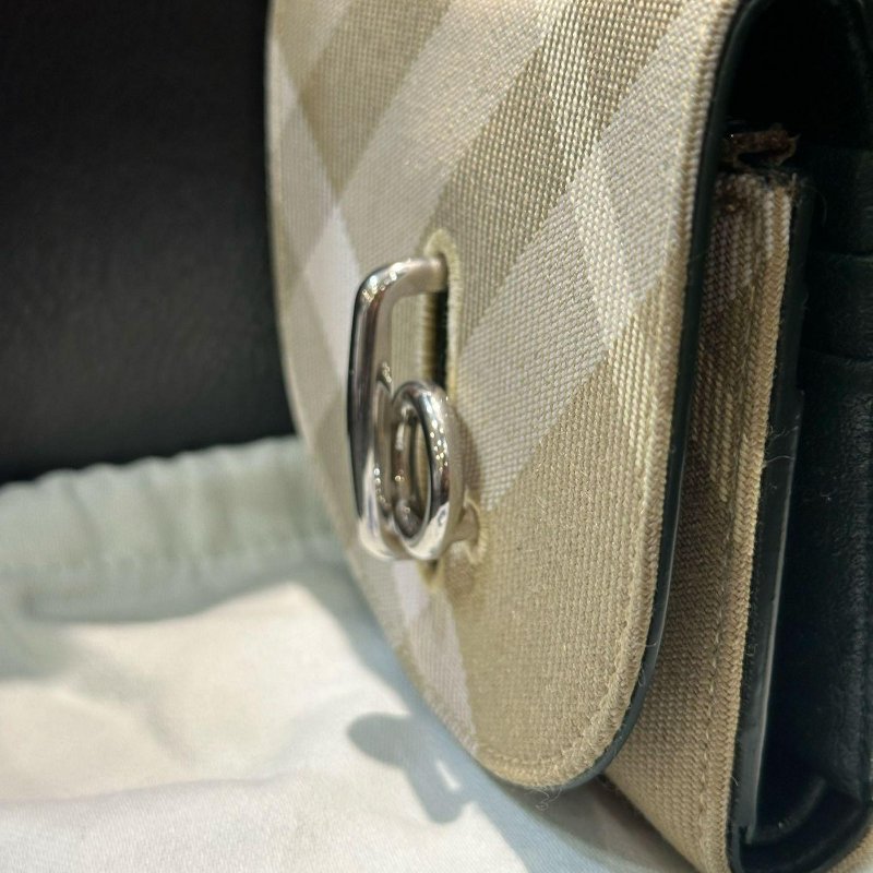 💎Han's house精品服飾💎BURBERRY Rocking Horse 格紋 三折 短夾 現貨 原價27500-5