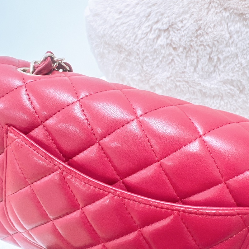 Chanel mini cf 20 紅色經典翻蓋包-9