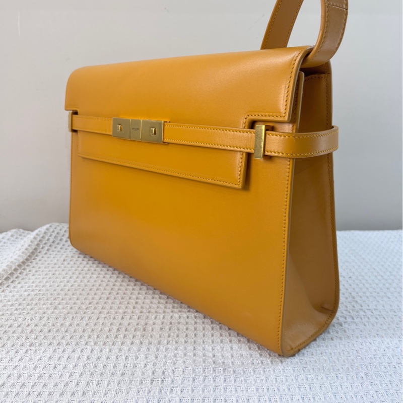 聖羅蘭/Saint laurent 曼哈頓中號全皮沙灘色-2