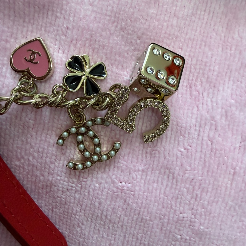 CHANELㄧ字拉鍊（鏈）零錢包-3