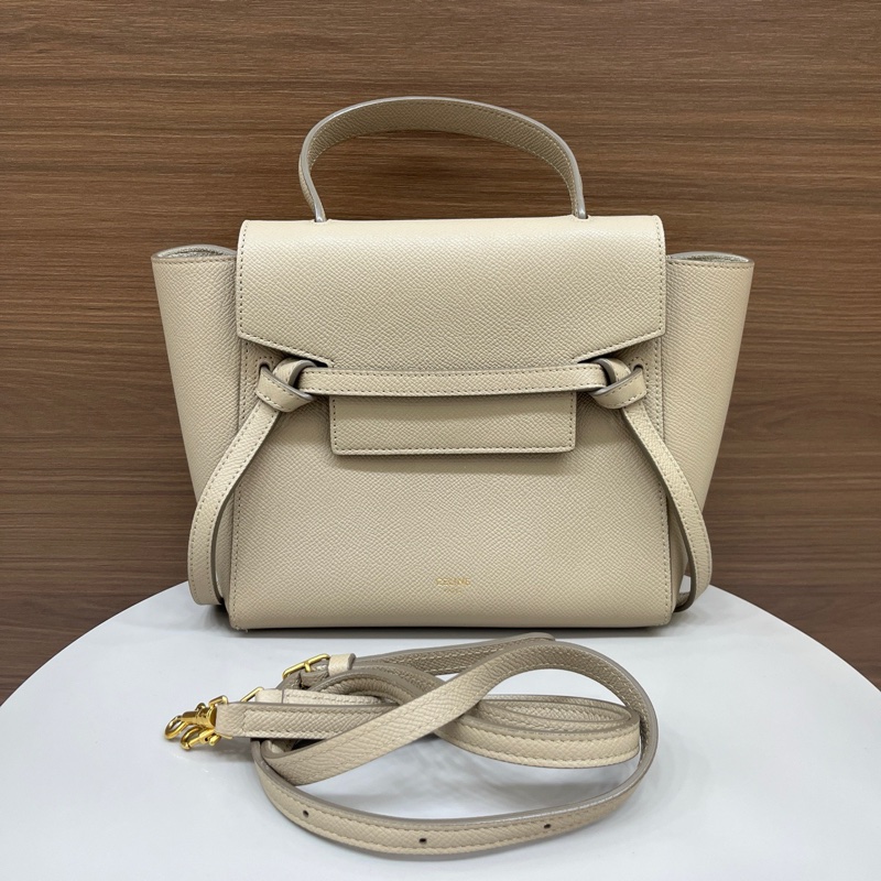 賽琳｜鯰魚nano粒面牛皮 奶茶色-0