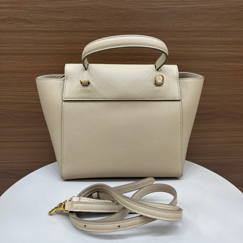 賽琳｜鯰魚nano粒面牛皮 奶茶色-1