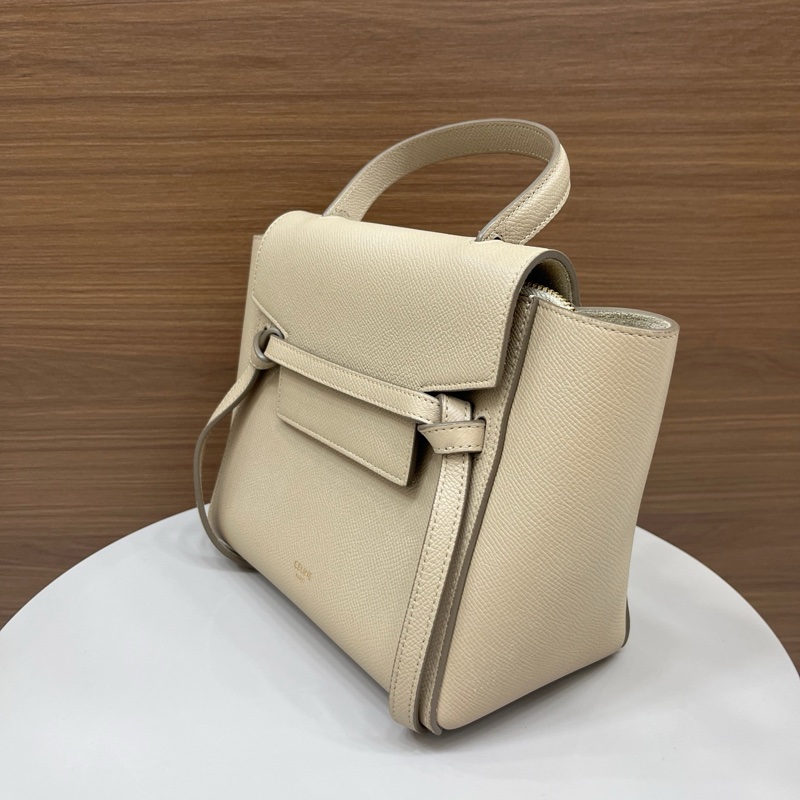 賽琳｜鯰魚nano粒面牛皮 奶茶色-3