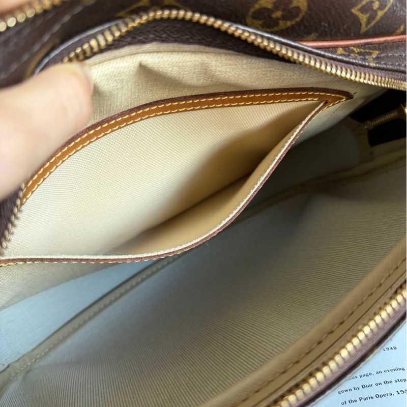 路易威登郵差包 側背包 斜背包 托特包 Louis Vuitton  LV Reporter PM 老花 記者包 經典 中古包 也是熱門包  老花帆布 bag 復古包 古董包-21