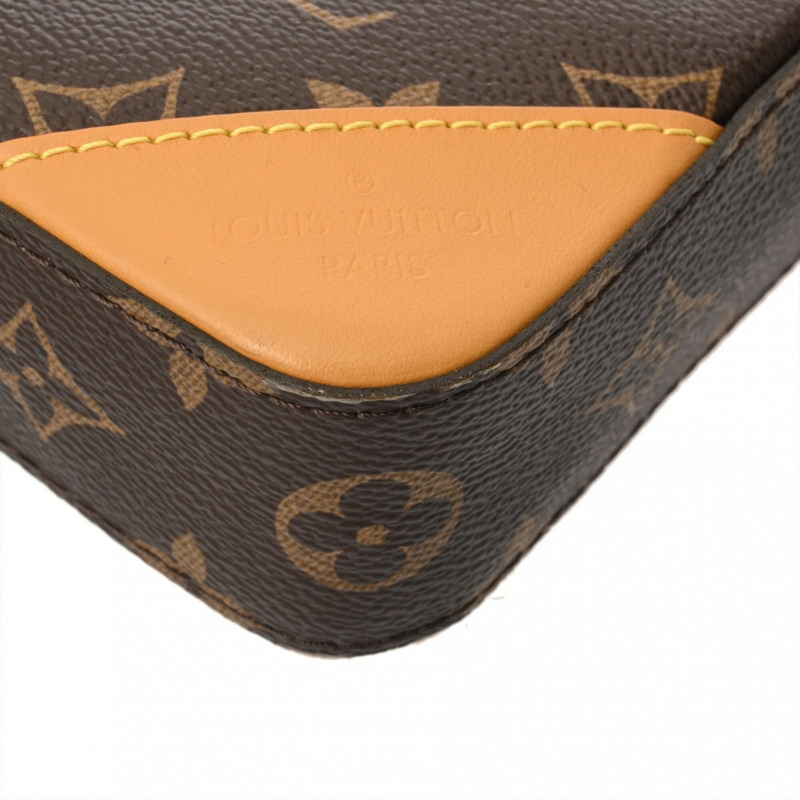 路易威登 (LOUIS VUITTON) Monogram Stripe Trio Messenger NIGO Collaboration Brown M45965 女士帆布單肩包 A 級二手 Ginzo-6