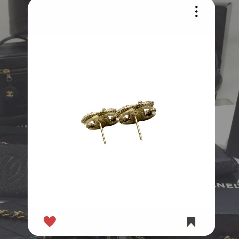 🛍️🎁 26 🔥 4月新品上架 💘新款 香奈兒 Chanel 金色仿珍珠彩色寶石耳環🔥 香奈兒熱賣款 香奈兒經典款 耳環 CHANEL EARRING-1