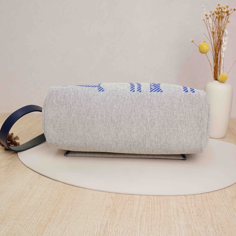 愛馬仕herbag 31 飛馬款 寶石藍拼米色-3