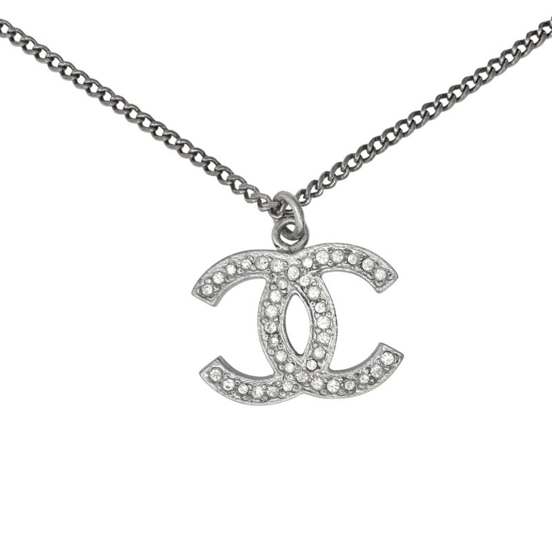 🛍️🎁 26 🔥 4月新品上架 💘 香奈兒 Chanel 銀色雙面水鏈頸鏈🔥 香奈兒熱賣款 香奈兒經典款頸鏈 CHANEL NECKLACE-1