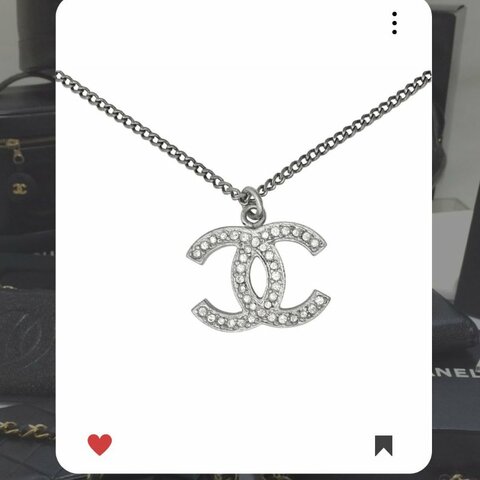 🛍️🎁 26 🔥 4月新品上架 💘 香奈兒 Chanel 銀色雙面水鏈頸鏈🔥 香奈兒熱賣款 香奈兒經典款頸鏈 CHANEL NECKLACE