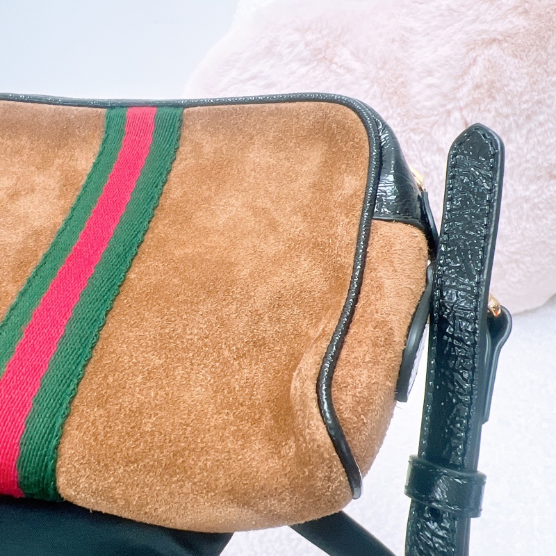 Gucci ophidia 麂皮相機包-6