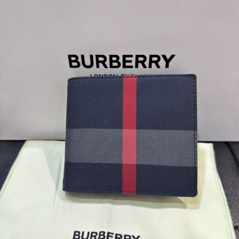 💎Han's house精品服飾💎BURBERRY 格紋 短夾 卡包 零錢袋-0