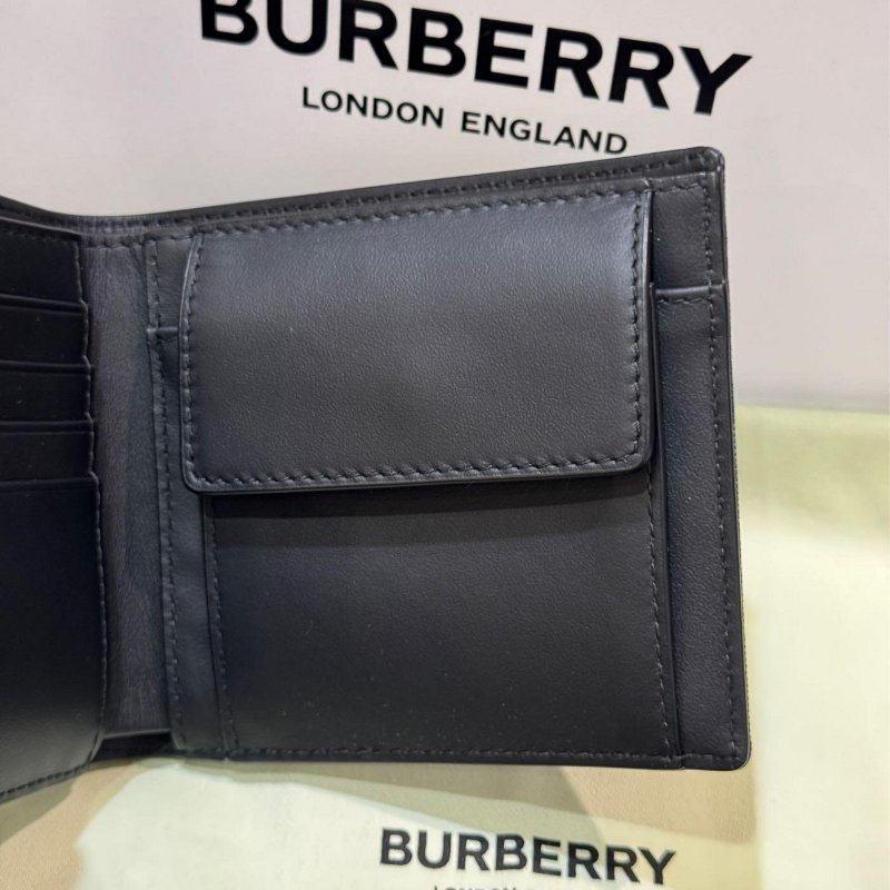💎Han's house精品服飾💎BURBERRY 格紋 短夾 卡包 零錢袋-1
