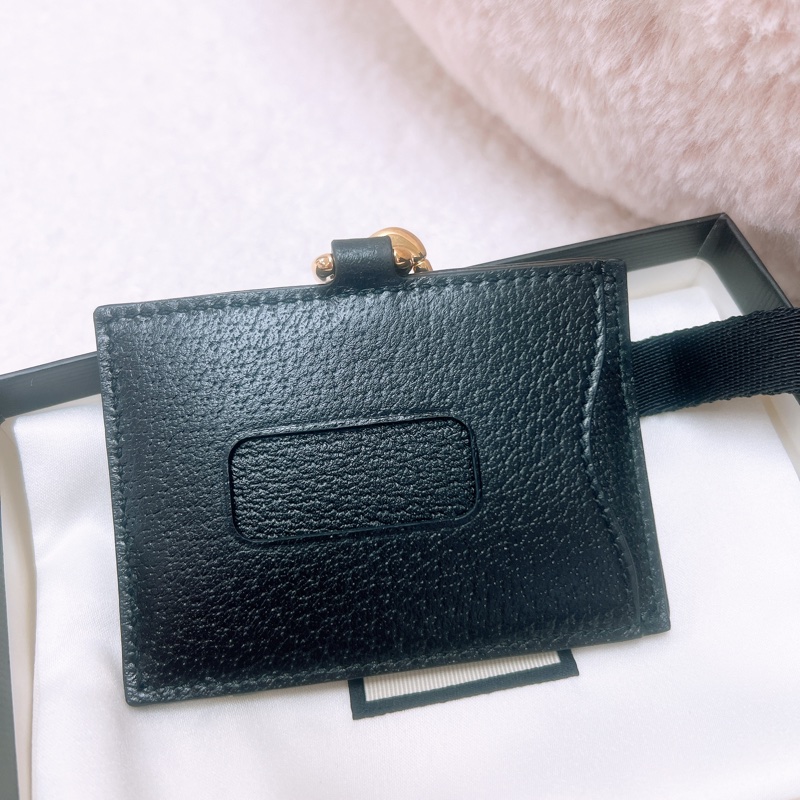 Gucci 黑色掛繩卡夾-3