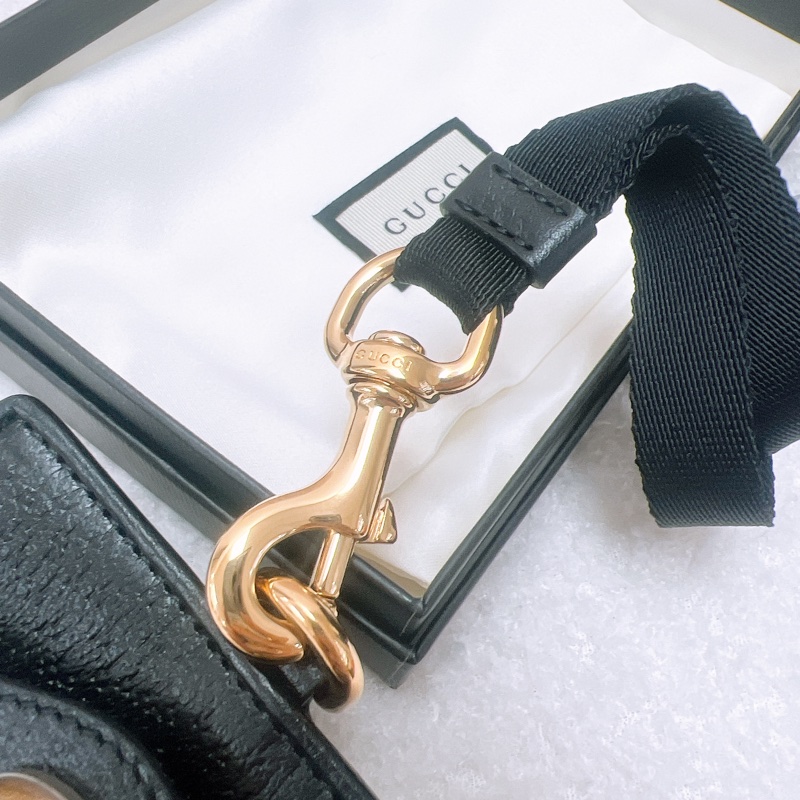 Gucci 黑色掛繩卡夾-4