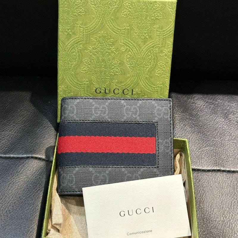 💎Han's house精品服飾💎GUCCI 古馳 老花 錢包 短夾 408827-0